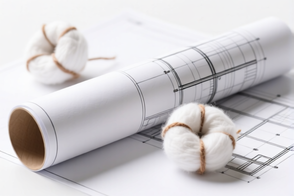 Cotton Paper Rolls for Blueprints