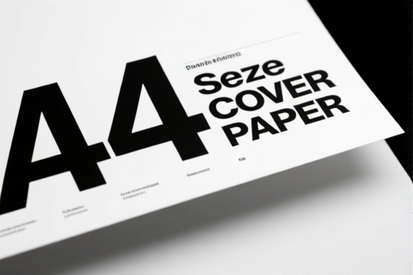 A4 Size Cover Paper