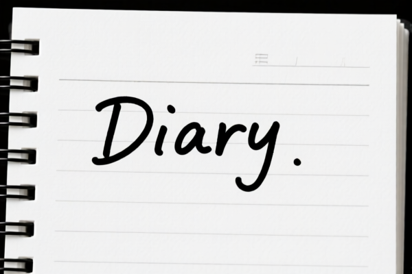 Handwriting Diary Paper