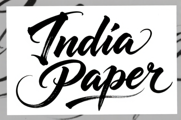 Calligraphy India Paper