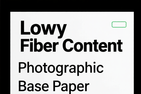 Low Fiber Content Photographic Base Paper