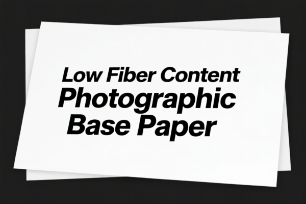 Low Fiber Content Photographic Base Paper