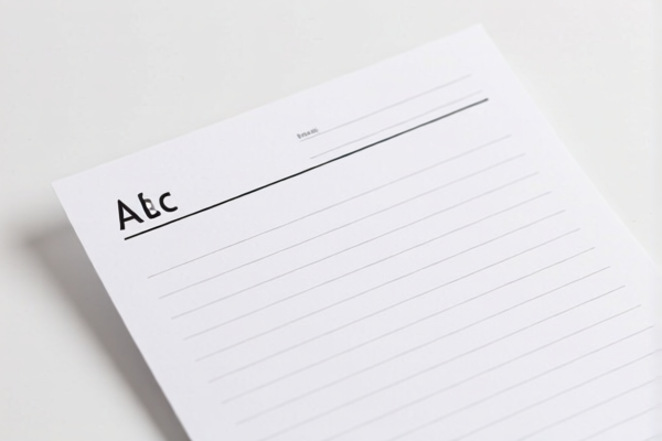 A4 Writing Paper