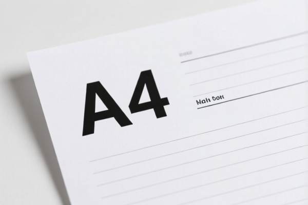 A4 Writing Paper