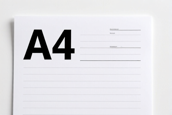 A4 Writing Paper