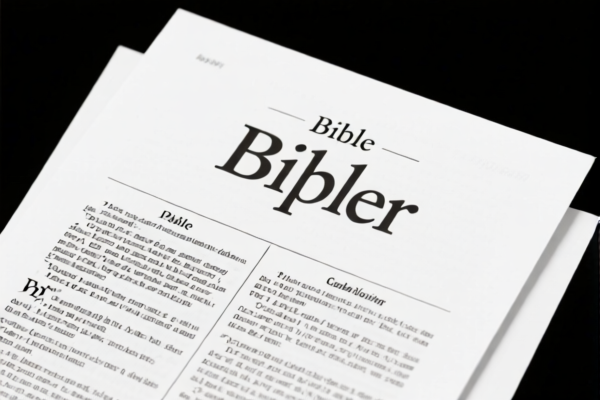Printing Bible Paper