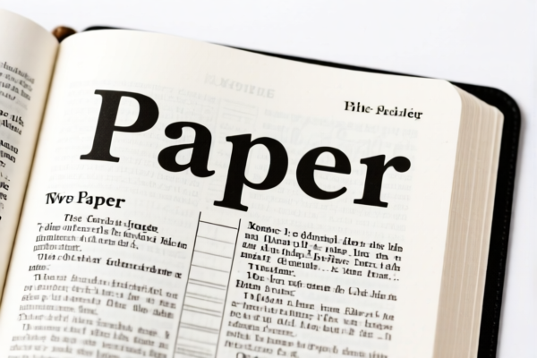 Printing Bible Paper
