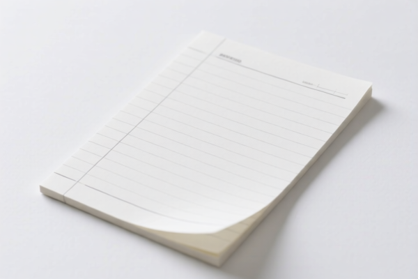 Lightweight Exercise Book Paper