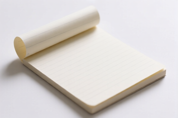 Lightweight Exercise Book Paper