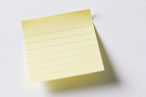 Lightweight Sticky Note Paper