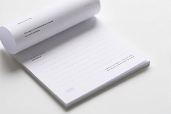 Lightweight Writing Paper