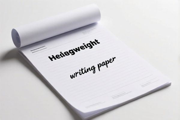 Heavyweight writing paper