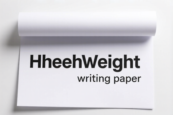 Heavyweight writing paper