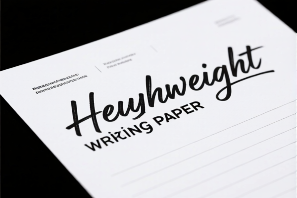 Heavyweight writing paper