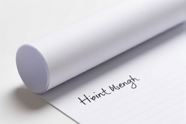 High strength writing paper