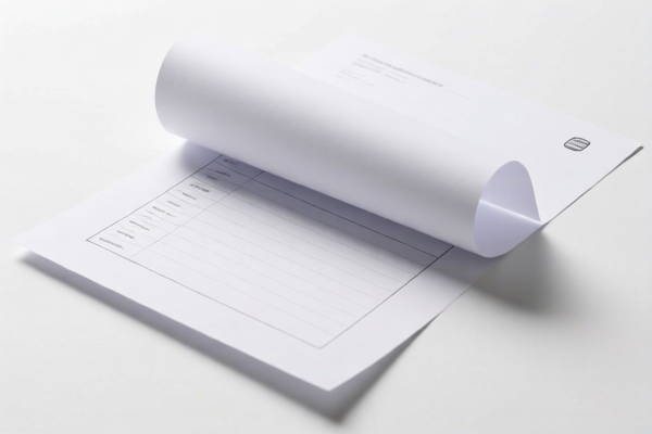 Printing writing paper
