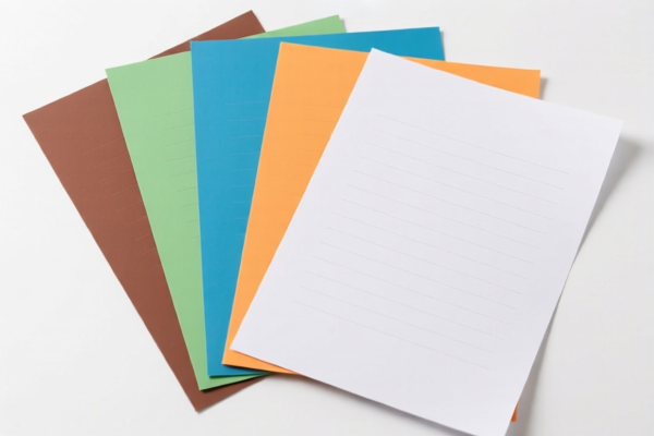 Writing Coated Paper Sheets