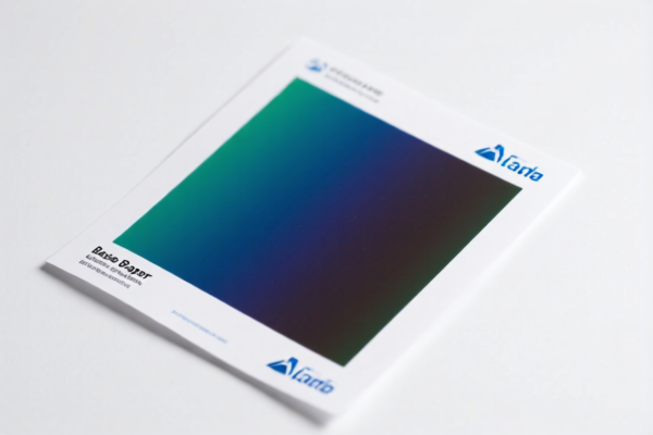 Laboratory Photosensitive Base Paper
