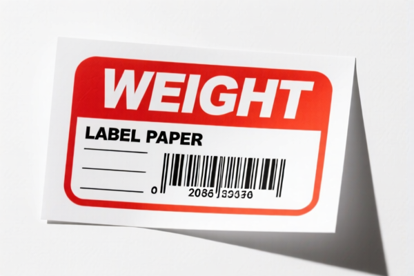 High weight label paper