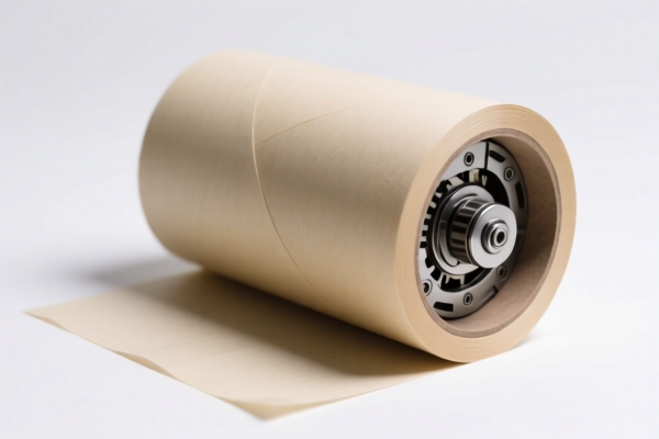 Mechanical half sensitized paper roll