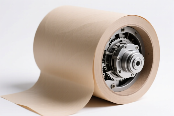 Mechanical half sensitized paper roll