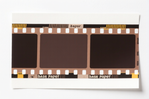 Base paper for photographic film (sheet)