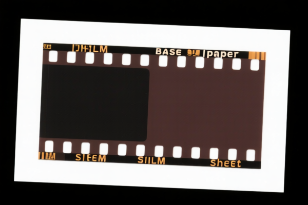 Base paper for photographic film (sheet)