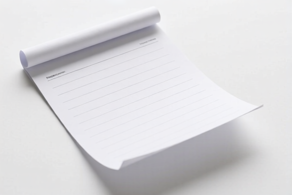 Lightweight Writing Paper