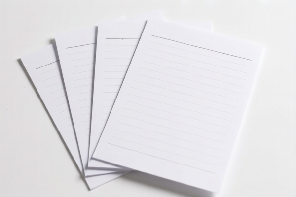 Image for Uncoated Writing Paper Sheets