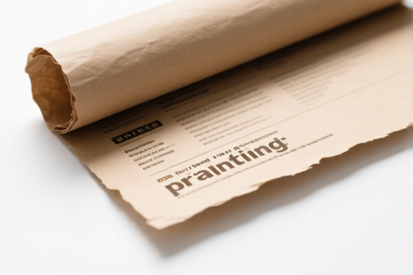 Wood Pulp Printing Paper