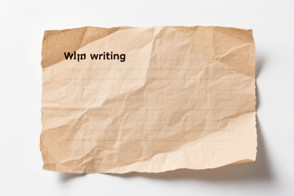 Wood Pulp Writing Paper