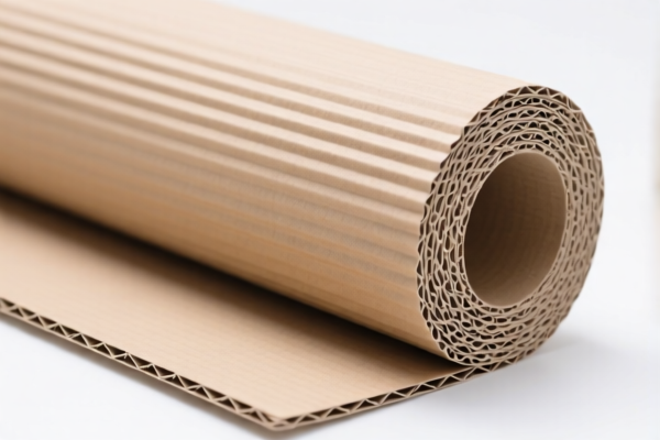 Fluted composite paperboard rolls