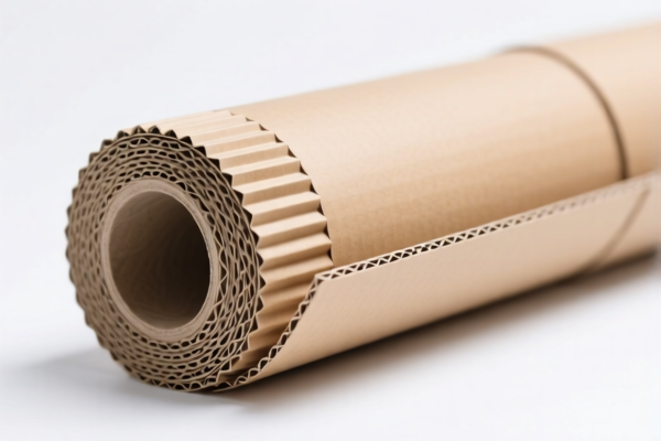 Fluted composite paperboard rolls