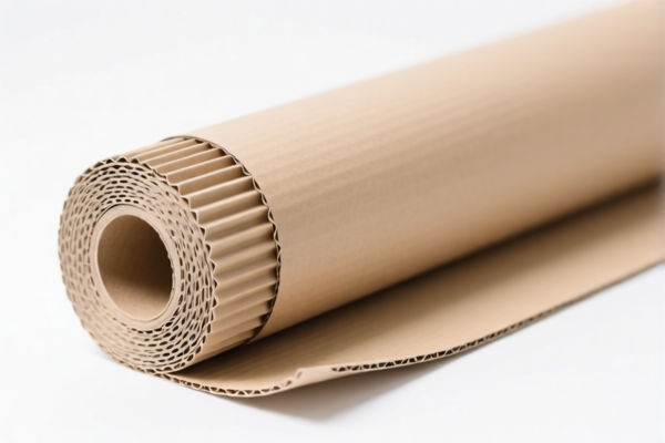 Fluted composite paperboard rolls