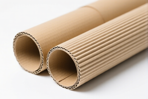 Corrugated cardboard rolls