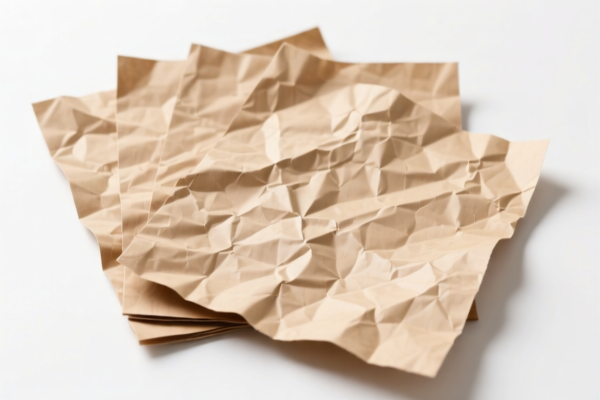 Kraft Paper Sheets (Creped_Crinkled, Embossed_Perforated or Not)