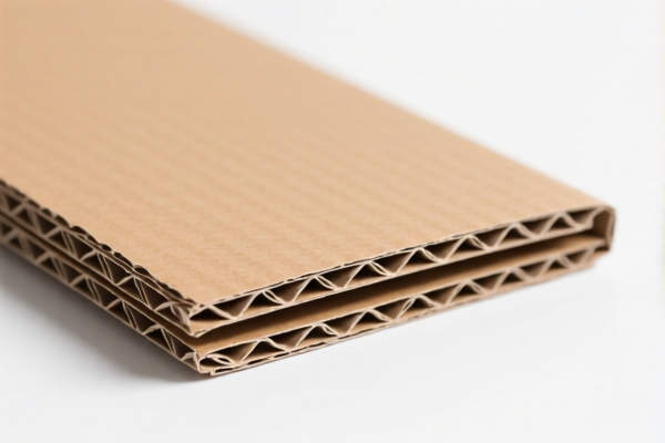 Corrugated Paperboard (without glued flat surface sheets)