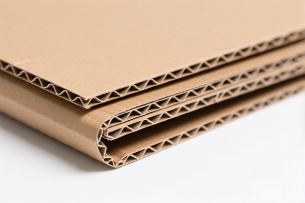Corrugated Paperboard (without glued flat surface sheets)