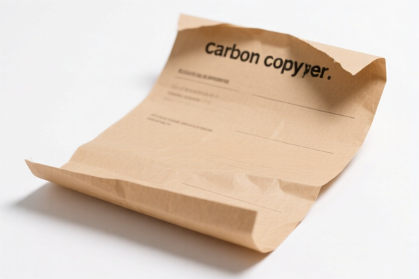Coated Carbon Copy Paper (For Printing)