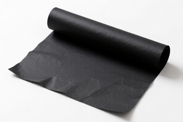 Black coated carbon paper