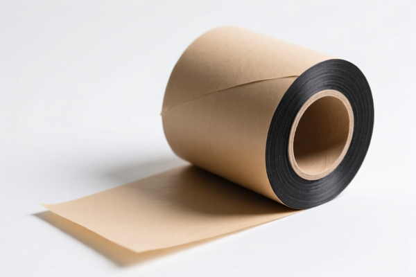 Coated carbon paper roll