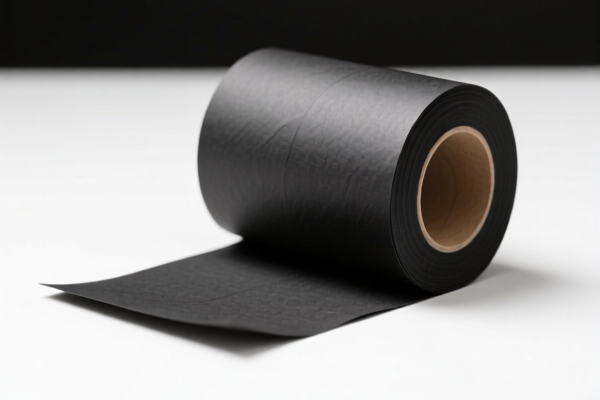 Impregnated carbon paper roll