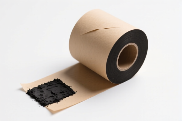 Impregnated carbon paper roll