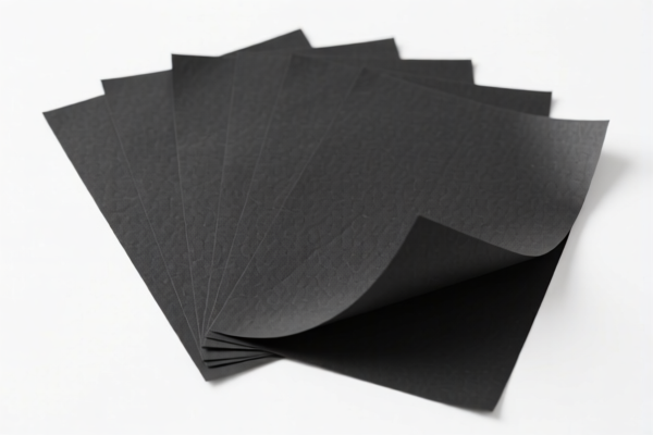 Impregnated carbon paper sheets