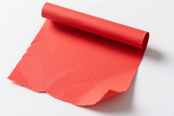 Red coated carbon paper