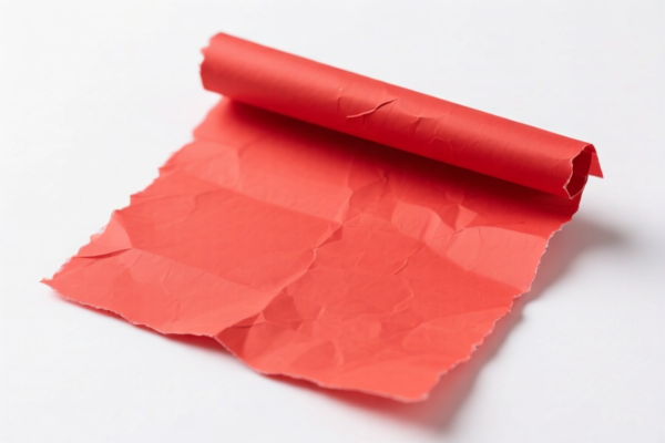 Red coated carbon paper