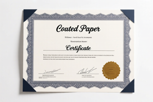 Image for certificate cover