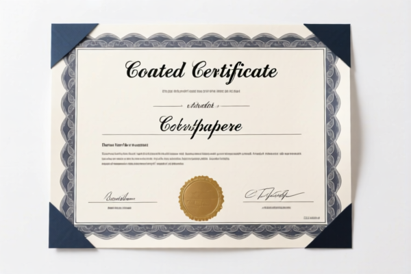 Image for certificate cover