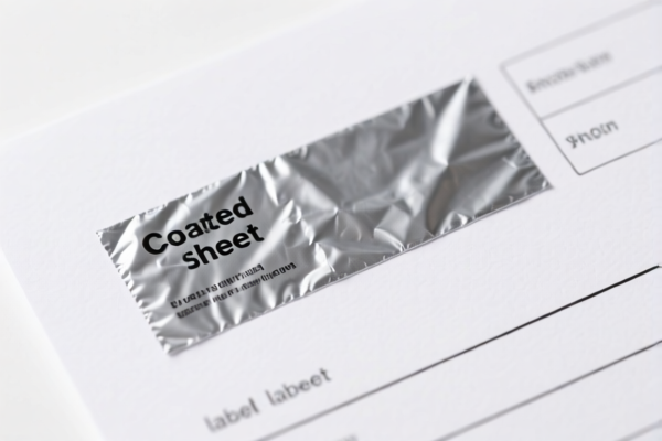 Lightweight Coated Label Sheet Paper