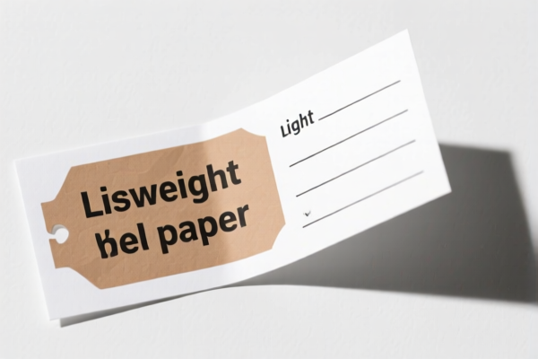 Lightweight Label Paper